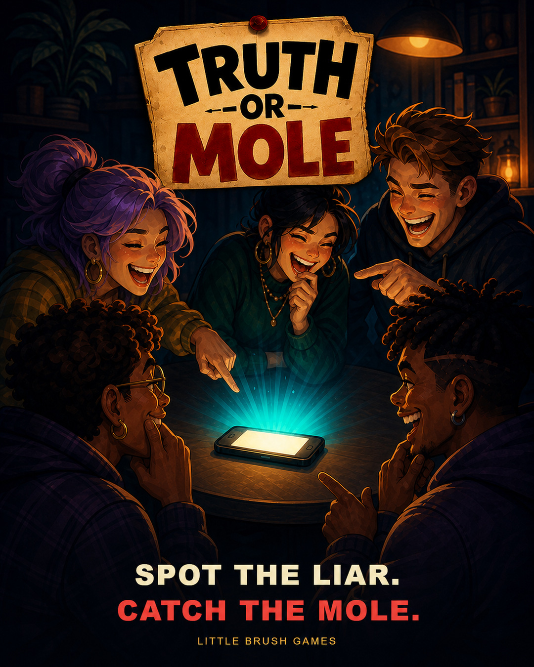 Truth or Mole Key Art im Hochformat 4:5